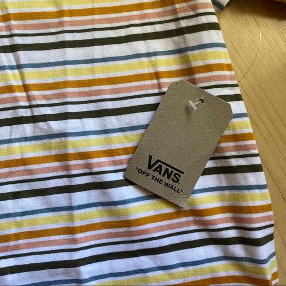 NWT VANS Off The Wall striped sundress size L - Picture 2 of 7